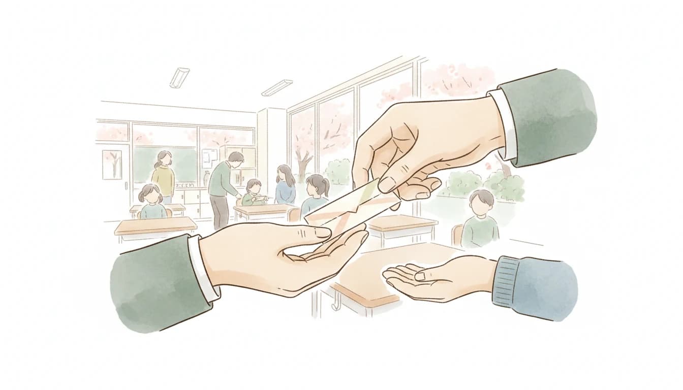受験生への激励を表すイラスト