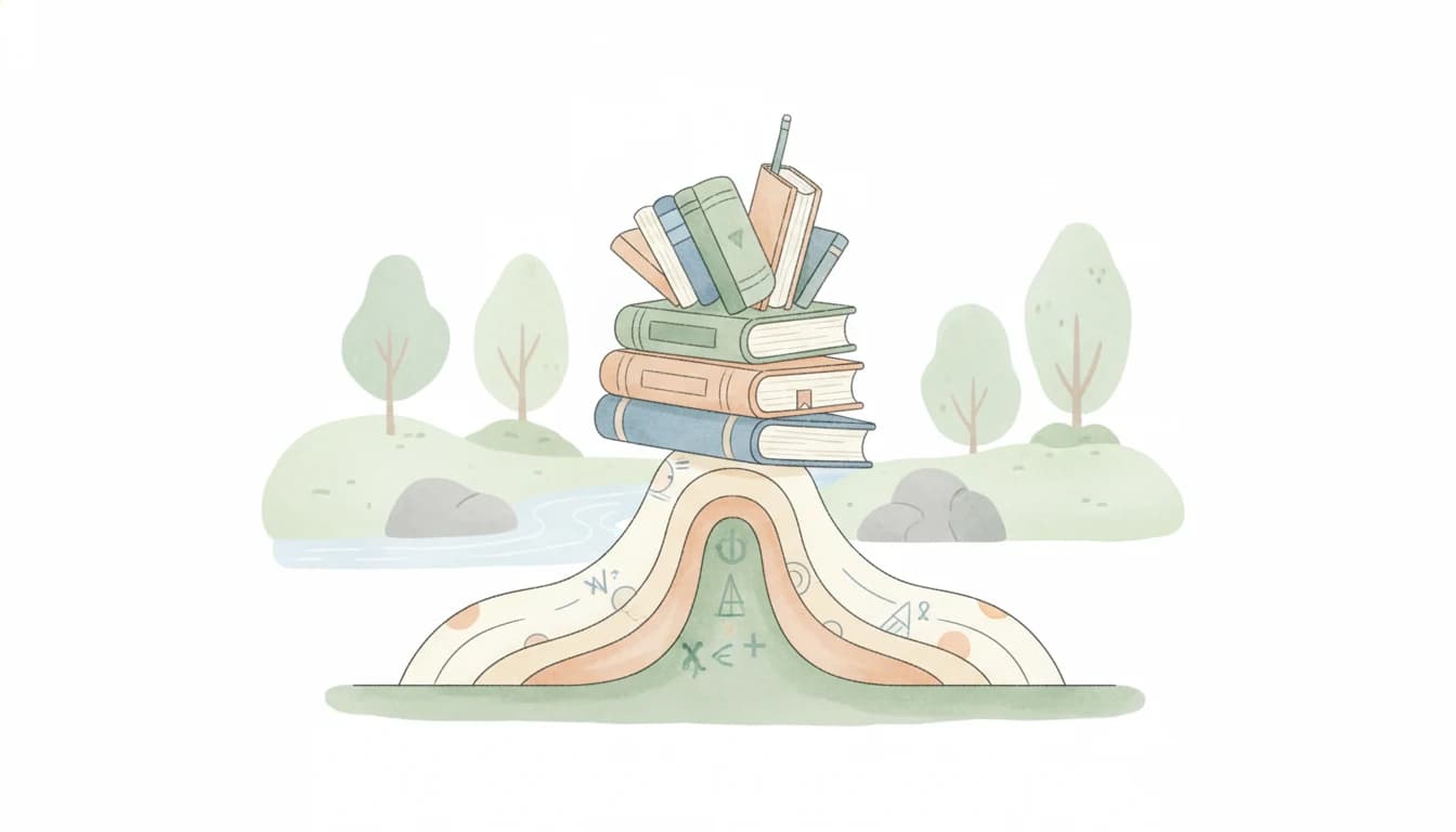 計算力が数学の土台であることを表すイラスト