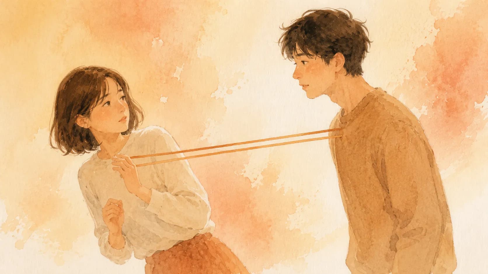 距離が近すぎて反発を生む親子関係の比喩イラスト