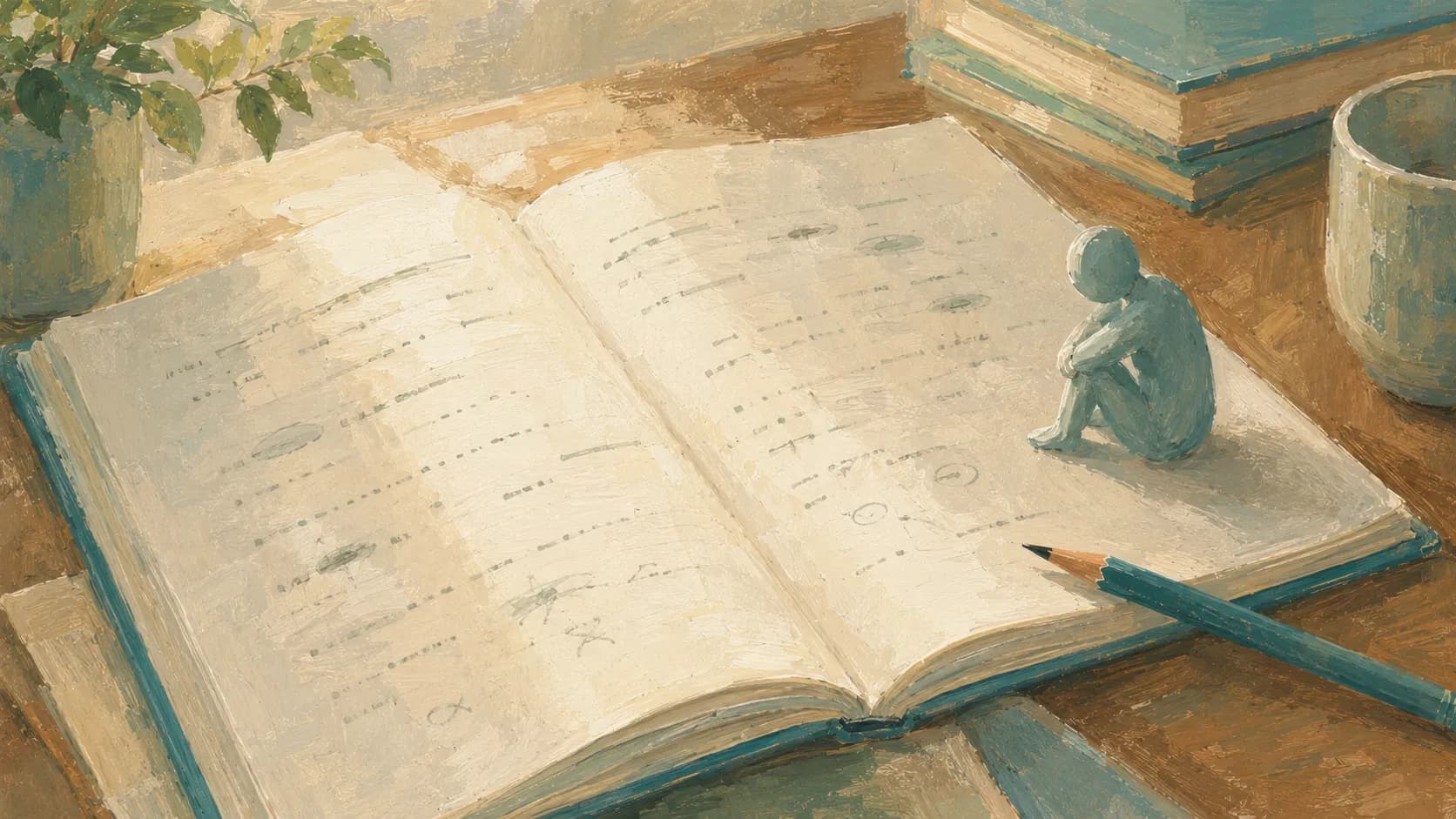 読み書きの土台に困難を抱えるイメージのイラスト