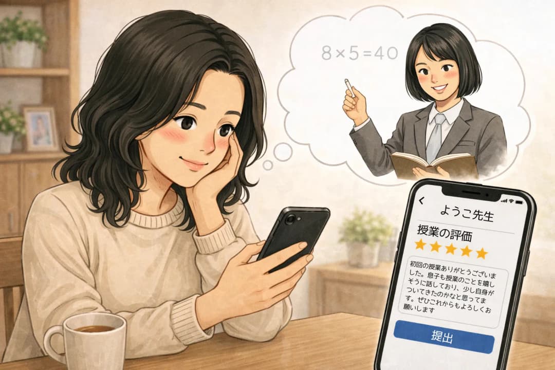 レビュー・次の授業を予約
